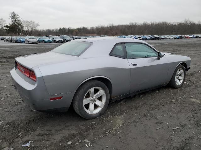 2C3CDYAG7DH737231 - 2013 DODGE CHALLENGER SILVER photo 3