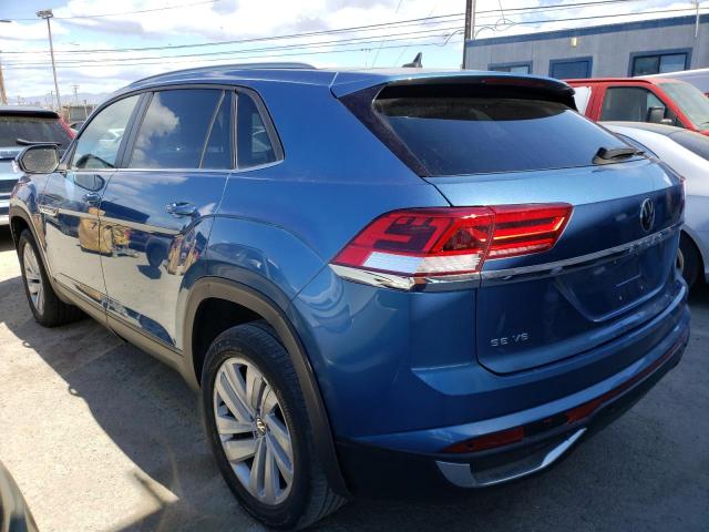 1V25E2CA4LC226230 - 2020 VOLKSWAGEN ATLAS CROS BLUE photo 2