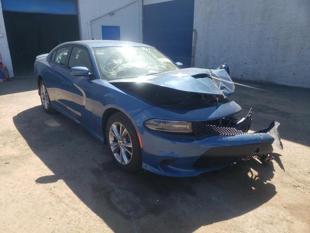 2C3CDXMG0LH141690 - 2020 DODGE CHARGER GT BLUE photo 1