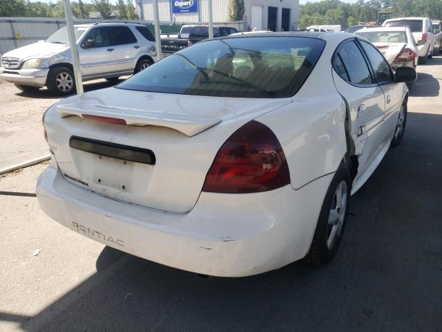 2G2WP552061291551 - 2006 PONTIAC GRAND PRIX Ақ фото 4