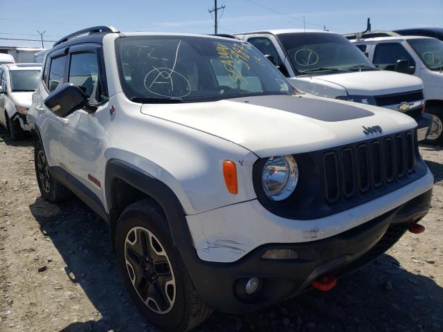 ZACCJBCB5HPE45987 - 2017 JEEP RENEGADE T WHITE photo 1