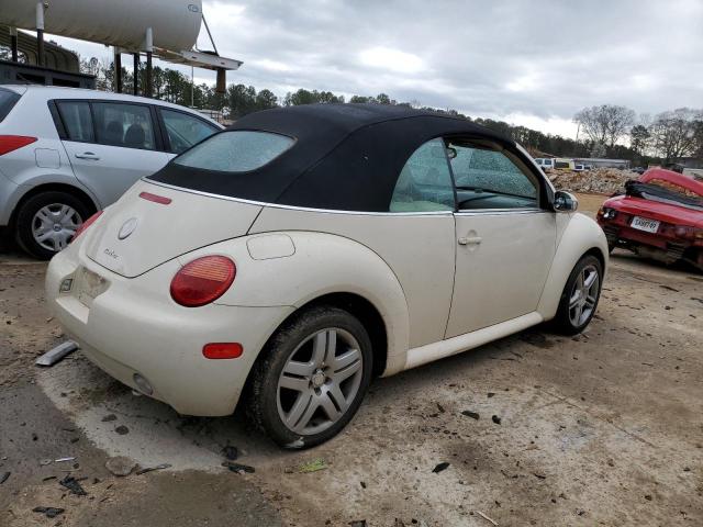 3VWCD31Y35M305372 - 2005 VOLKSWAGEN NEW BEETLE CREAM photo 3
