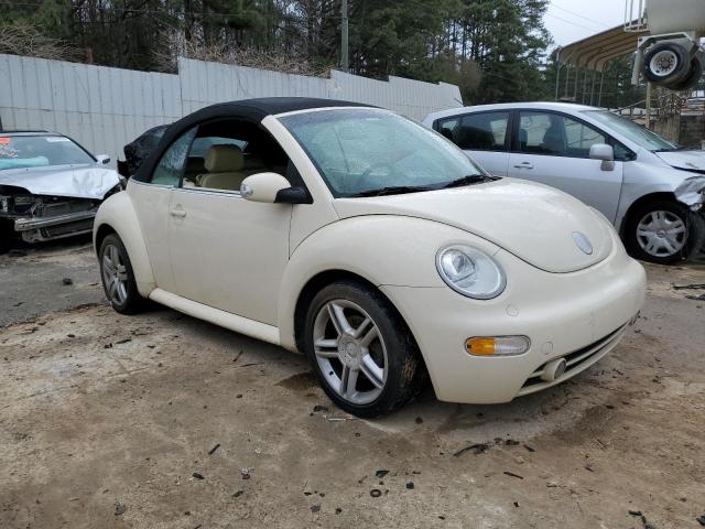 3VWCD31Y35M305372 - 2005 VOLKSWAGEN NEW BEETLE CREAM photo 4