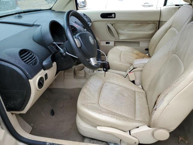3VWCD31Y35M305372 - 2005 VOLKSWAGEN NEW BEETLE CREAM photo 7