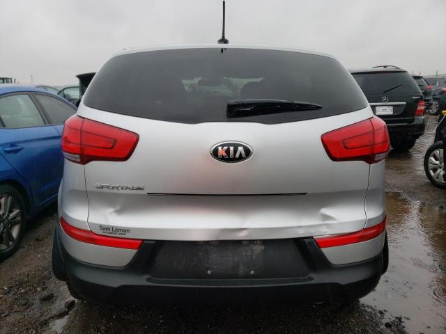 KNDPB3AC8E7602954 - 2014 KIA SPORTAGE B SILVER photo 6