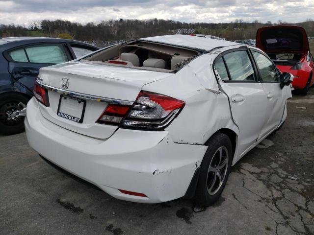 2HGFB2F71FH544985 - 2015 HONDA CIVIC SE WHITE photo 4