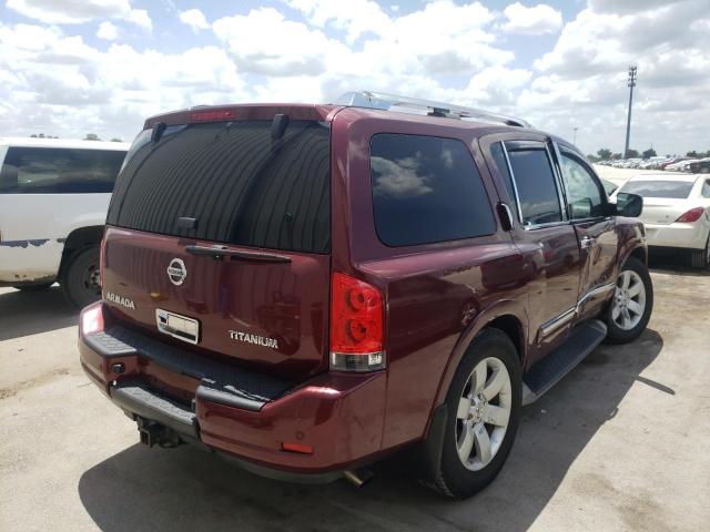 5N1AA0NC5AN622730 - 2010 NISSAN ARMADA SE BURGUNDY photo 4