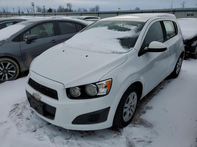 1G1JA6SH0F4132791 - 2015 CHEVROLET SONIC LS WHITE photo 1
