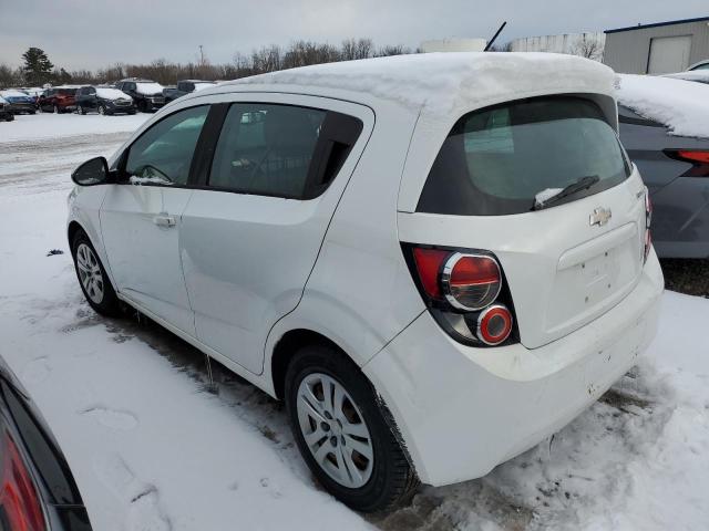 1G1JA6SH0F4132791 - 2015 CHEVROLET SONIC LS WHITE photo 2