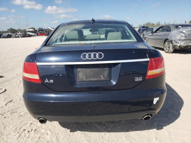 WAUDH74F56N163415 - 2006 AUDI A6 BLUE photo 6