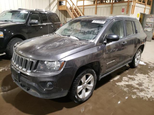 1C4NJDAB8HD125472 - 2017 JEEP COMPASS SP GRAY photo 1