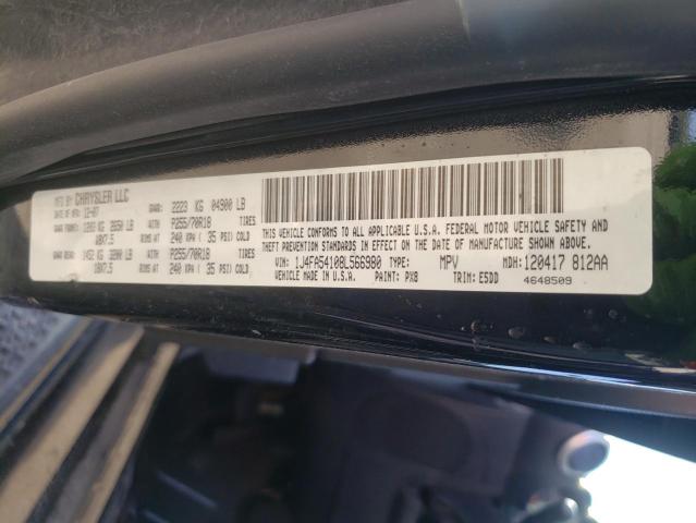 1J4FA54108L566980 - 2008 JEEP WRANGLER S BLACK photo 10