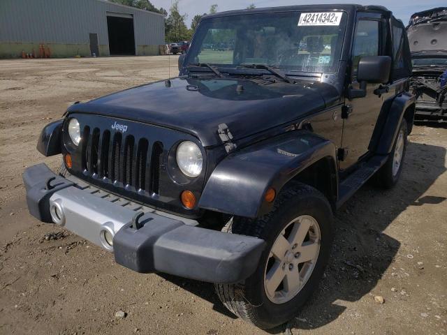 1J4FA54108L566980 - 2008 JEEP WRANGLER S BLACK photo 2
