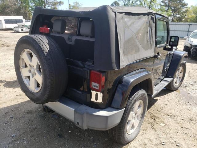 1J4FA54108L566980 - 2008 JEEP WRANGLER S BLACK photo 4