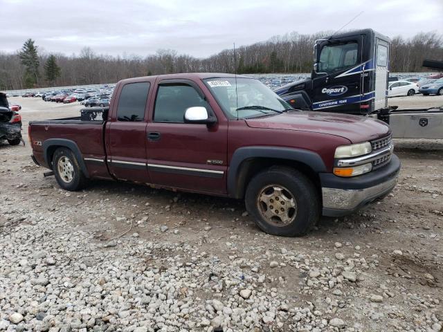 2GCEK19T711247959 - 2001 CHEVROLET SILVERADO BURGUNDY photo 4