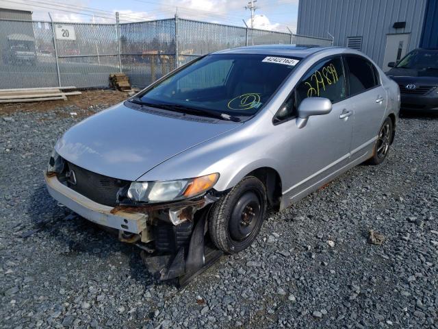 2HGFA16918H109031 - 2008 HONDA CIVIC EXL 银色 照片 2