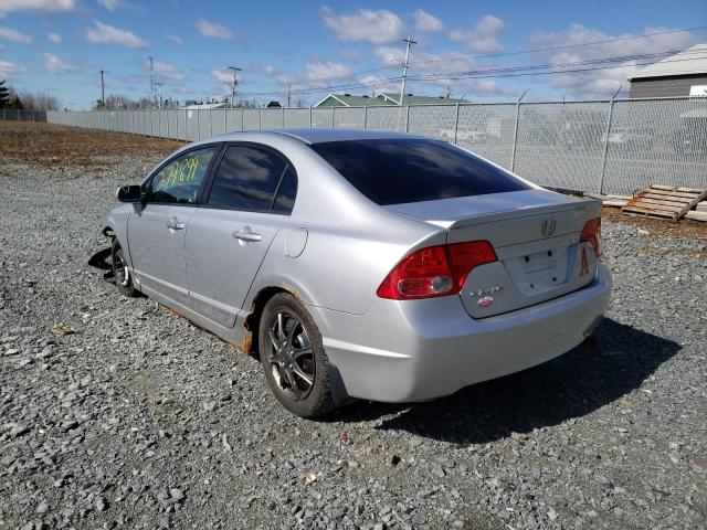 2HGFA16918H109031 - 2008 HONDA CIVIC EXL 银色 照片 3