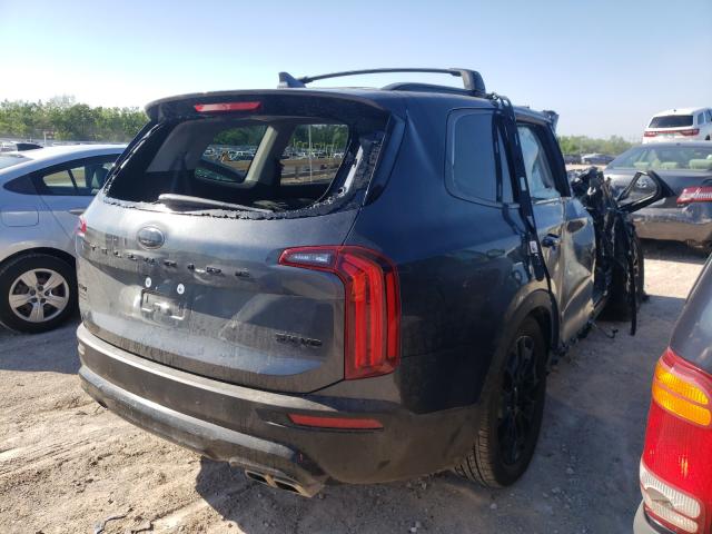 5XYP5DHC7MG161841 - 2021 KIA TELLURIDE CHARCOAL photo 4