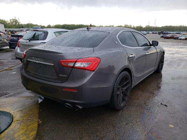 ZAM57XSAXF1151037 - 2015 MASERATI GHIBLI BROWN photo 4