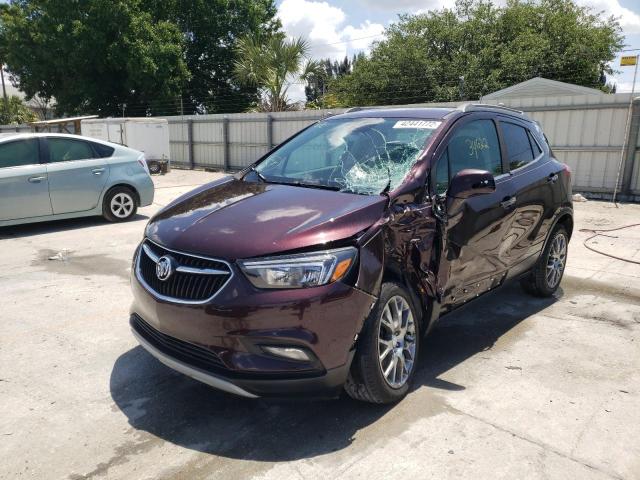 KL4CJ1SB8JB****** - 2018 BUICK ENCORE SPO MAROON photo 2