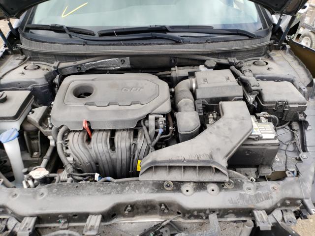 5NPE34AF3JH718668 - 2018 HYUNDAI SONATA SPO GRAY photo 7