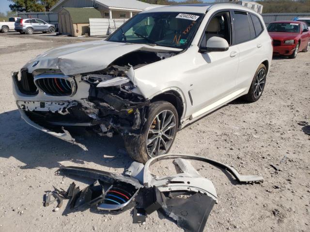 5UXTR9C52KLD97602 - 2019 BMW X3 XDRIVE3 WHITE photo 2