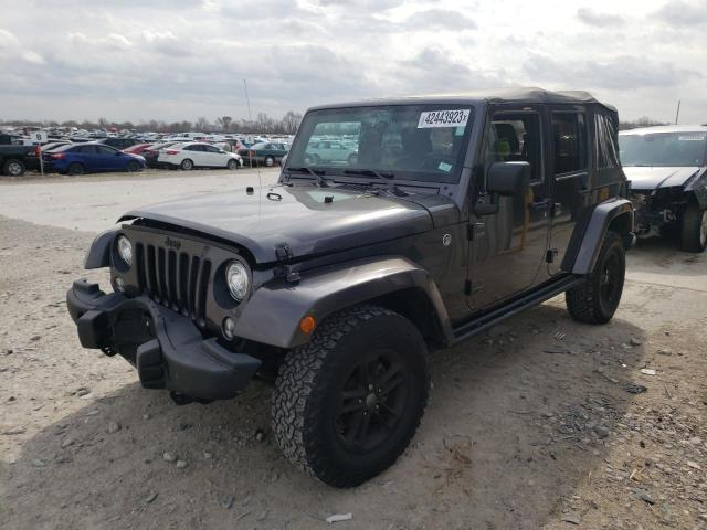 1C4BJWEG0HL622221 - 2017 JEEP WRANGLER U GRAY photo 1