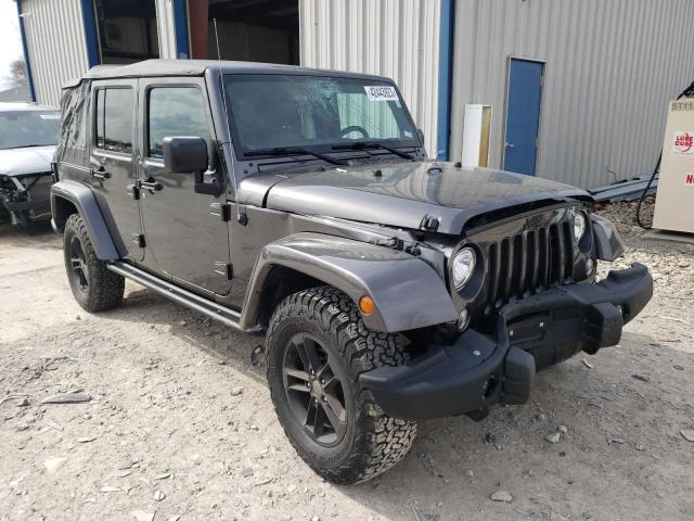 1C4BJWEG0HL622221 - 2017 JEEP WRANGLER U GRAY photo 4