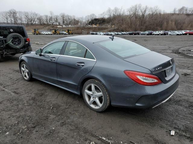 WDDLJ6HB6FA147841 - 2015 MERCEDES-BENZ CLS 400 4M GRAY photo 2