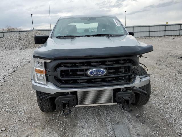 1FTEX1EP9MKD39587 - 2021 FORD F150 SUPER SILVER photo 5