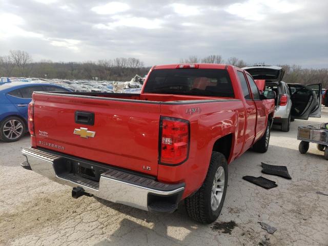 2GCVKPEC0K1115636 - 2019 CHEVROLET SILVERADO RED photo 4