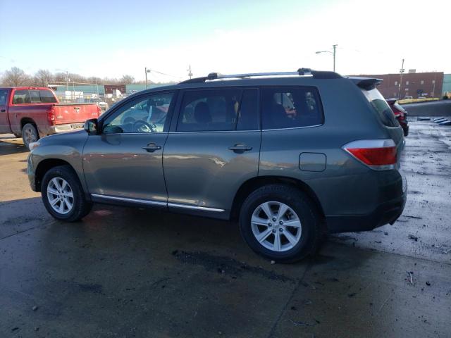 5TDZA3EH9DS039628 - 2013 TOYOTA HIGHLANDER رمادي صورة 2