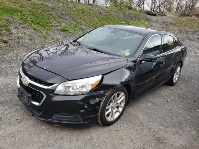 1G11C5SL3FF170626 - 2015 CHEVROLET MALIBU 1LT შავი ფოტო 2