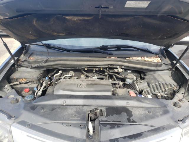 2HNYD2H34CH512209 - 2012 ACURA MDX TECHNO GRAY photo 11