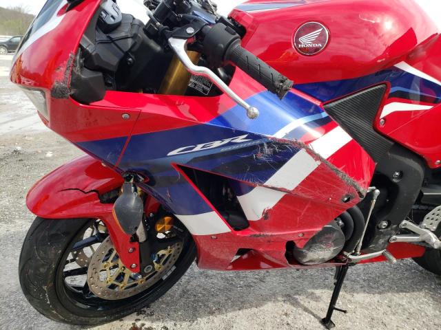 JH2PC40J4NK800096 - 2022 HONDA CBR600RR RED photo 9