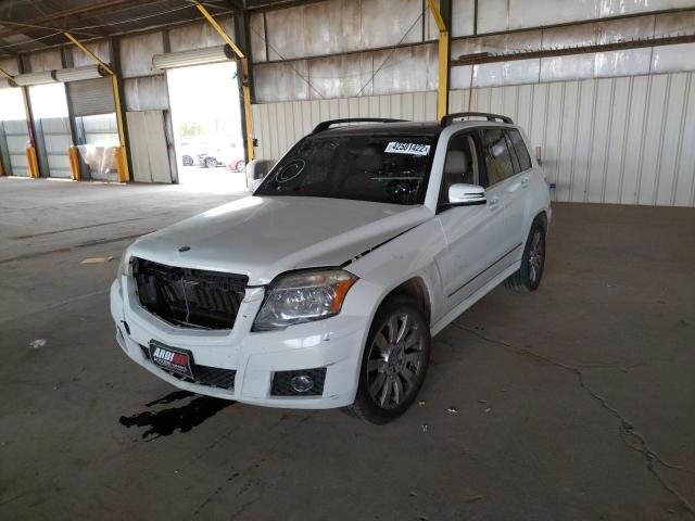 WDCGG8HBXCF723199 - 2012 MERCEDES-BENZ GLK 350 4M WHITE photo 2