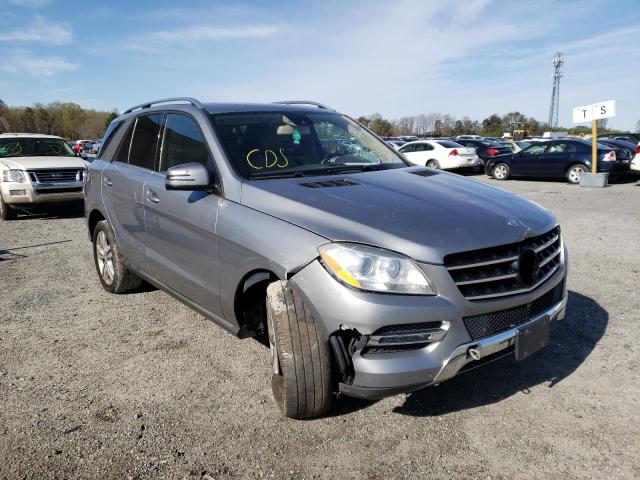 4JGDA5HB2EA330902 - 2014 MERCEDES-BENZ ML 350 4MA SILVER photo 1