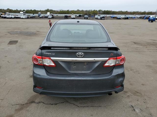 2T1BU4EE2BC631043 - 2011 TOYOTA COROLLA BA GRAY photo 6