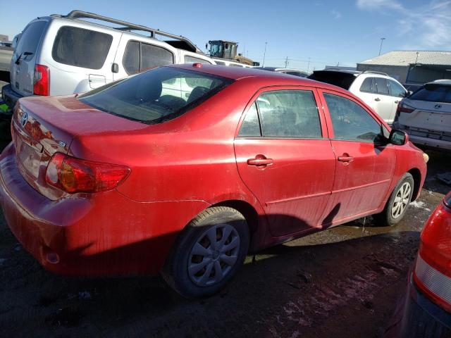 JTDBL40E49J023050 - 2009 TOYOTA COROLLA BA RED photo 3