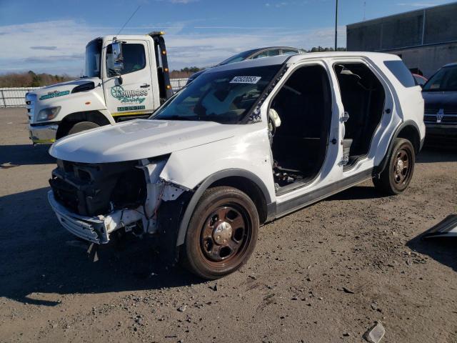 1FM5K8AR6HGB94351 - 2017 FORD EXPLORER P WHITE photo 1