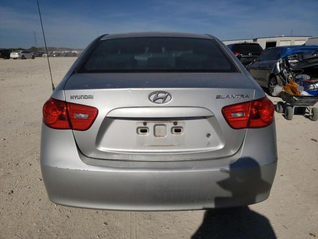 KMHDU46D57U034487 - 2007 HYUNDAI ELANTRA GL SILVER photo 6