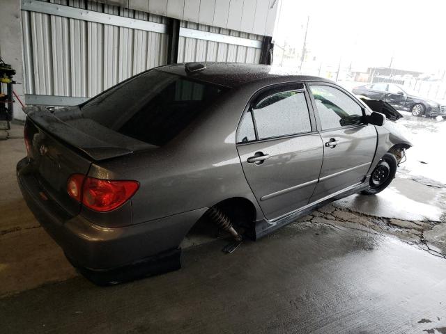 2T1BY32E75C495449 - 2005 TOYOTA COROLLA XR GRAY photo 3