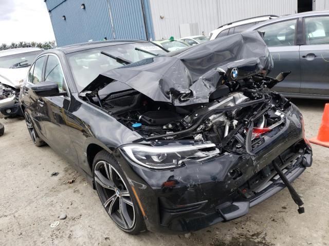 3MW5R7J07M8B67211 - 2021 BMW 330XI BLACK photo 1