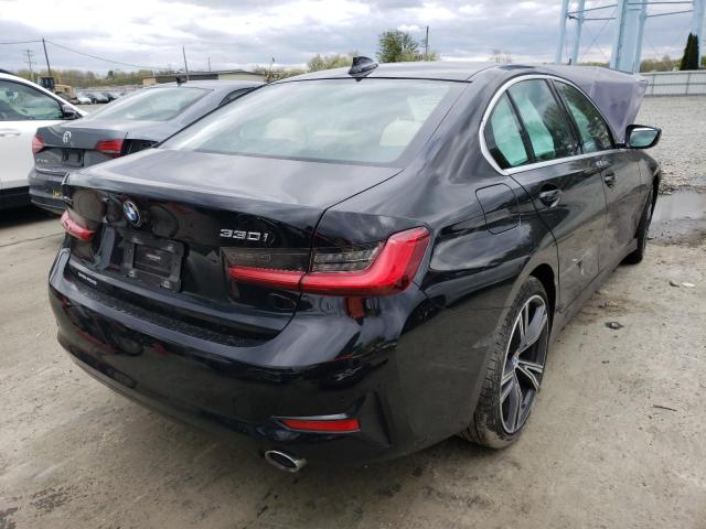 3MW5R7J07M8B67211 - 2021 BMW 330XI BLACK photo 4