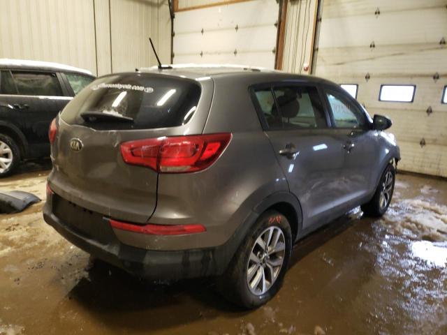 KNDPBCAC0G7853504 - 2016 KIA SPORTAGE GRAY photo 4