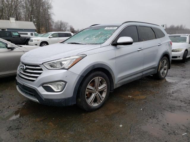 KM8SNDHF0FU119237 - 2015 HYUNDAI SANTA FE G SILVER photo 1