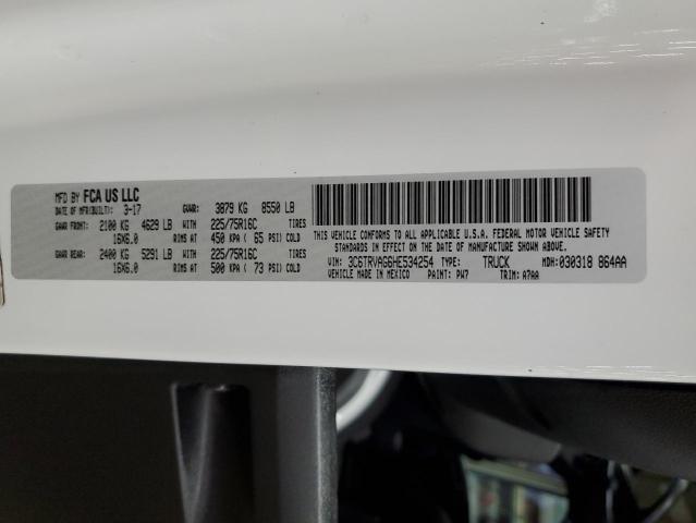 3C6TRVAG6HE534254 - 2017 RAM PROMASTER WHITE photo 13