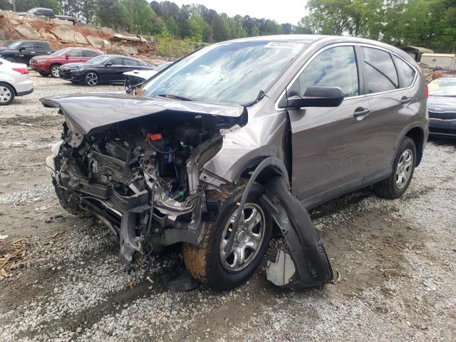 3CZRM3H30FG712955 - 2015 HONDA CR-V LX GRAY photo 2