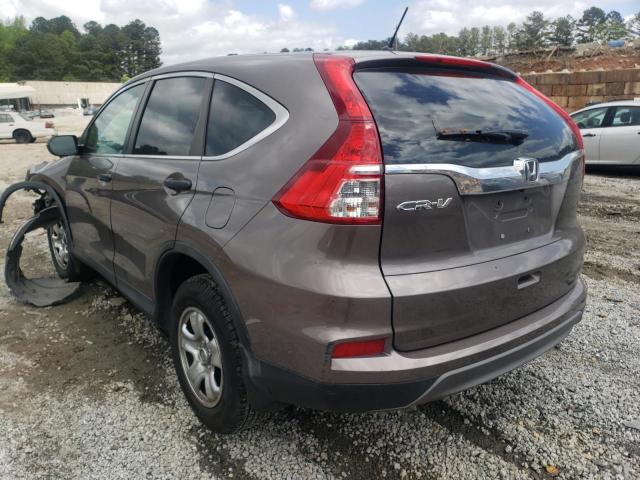 3CZRM3H30FG712955 - 2015 HONDA CR-V LX GRAY photo 3