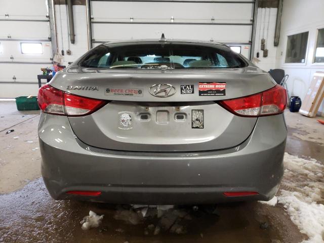 KMHDH4AE1BU137371 - 2011 HYUNDAI ELANTRA GL GRAY photo 6